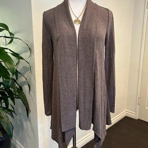 042 Grace Elements Brown Cardigan Size S
